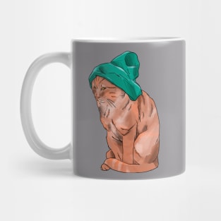 Cat with Beanie Mug